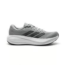 Adidas 透气减震轻便多功能男女通用耐用跑鞋 - 灰色 - 查看 4