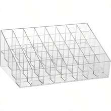 Hộp đựng son môi bằng acrylic trong suốt 40 ngăn, kệ trưng bày mỹ phẩm nhiều ngăn, kệ trưng bày mỹ phẩm, có thể sắp xếp son môi, sơn móng tay và trang sức. - A - Xem 12