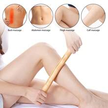Dụng cụ massage cạo gió Gua Sha thủ công, giúp thư giãn lưng, vai, cổ và eo. Bảng cạo gió Gua Sha - màu nâu - Xem 2