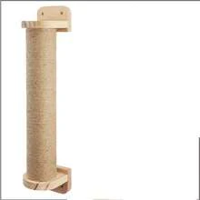 Khung leo trèo cho mèo gắn tường, kệ nhỏ cho mèo gắn tường, bệ nhảy bằng gỗ cho mèo, trụ cào móng bằng sợi sisal để quan sát mèo. - gừng - Xem 4
