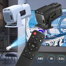 Control remoto de repuesto para mini proyector, compatible con HY300 PLUS, HY300Pro, HIPPUS HY300Pro, Aubor HY300Pro, Xgody HY300Pro, Maypug P1 Portable Projectors - Ver 4