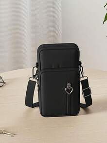 Nylon Crossbody Bag, Small Phone Shoulder Bag, Outdoor Sports Arm Bag, Unisex Messenger Bag, Adjustable Shoulder & Wrist Strap - Multicolor - View 13