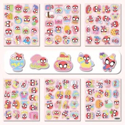 50pcs Themed Cartoon Stickers, Designed In Cute INS Style, Made Of Waterproof Material For Easy Pasting. Suitable For Decorating Phones, Laptops, Stationery And More. Clear Patterns, Vibrant Colors That Won't Fade Easily, Easily Enhance The Appearance And Personal Style Of Items. Excellent Quality, High Cost Performance, Ideal Gift For Anime Fans.