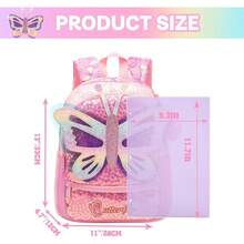 Backpacks 2 - 4 Preschool Backpacks Cute Pink Kindergarten Backpack Small Backpack Little Back To School Supplies - Bươm bướm - Xem 3