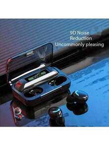 Auriculares Bluetooth TWS F9 Inalámbricos, Auriculares estéreo HiFi, Auriculares deportivos con micrófono y manos libres - Ver 3