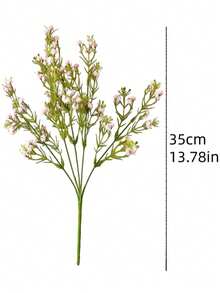 4 Bunches Artificial Baby's Breath Flower Bouquet, Artificial Flowers & Plants For Home Decor, Kitchen, Dining Table, Living Room, Bedroom, Tabletop, Engagement, Wedding, Bridal Bouquet, Party, Valentine's Day, Mother's Day, Thanksgiving, New Year, Birthday Gift - Multicolor - View 5