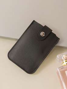 2/1pc Classic Portable Multifunctional PVC Leather Card Holder For ID Cards, Bank Cards, Business Cards - Compact Storage Box With Travel Accessories - Easy To Carry, Durable And Stylish Design - Multicolor - View 11