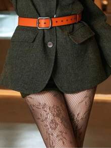 Quần tất lưới màu nâu cà phê dành cho nữ - Vớ lưới thời trang đa năng cho phong cách thanh lịch và thường ngày. - Cà phê nâu - Xem 4