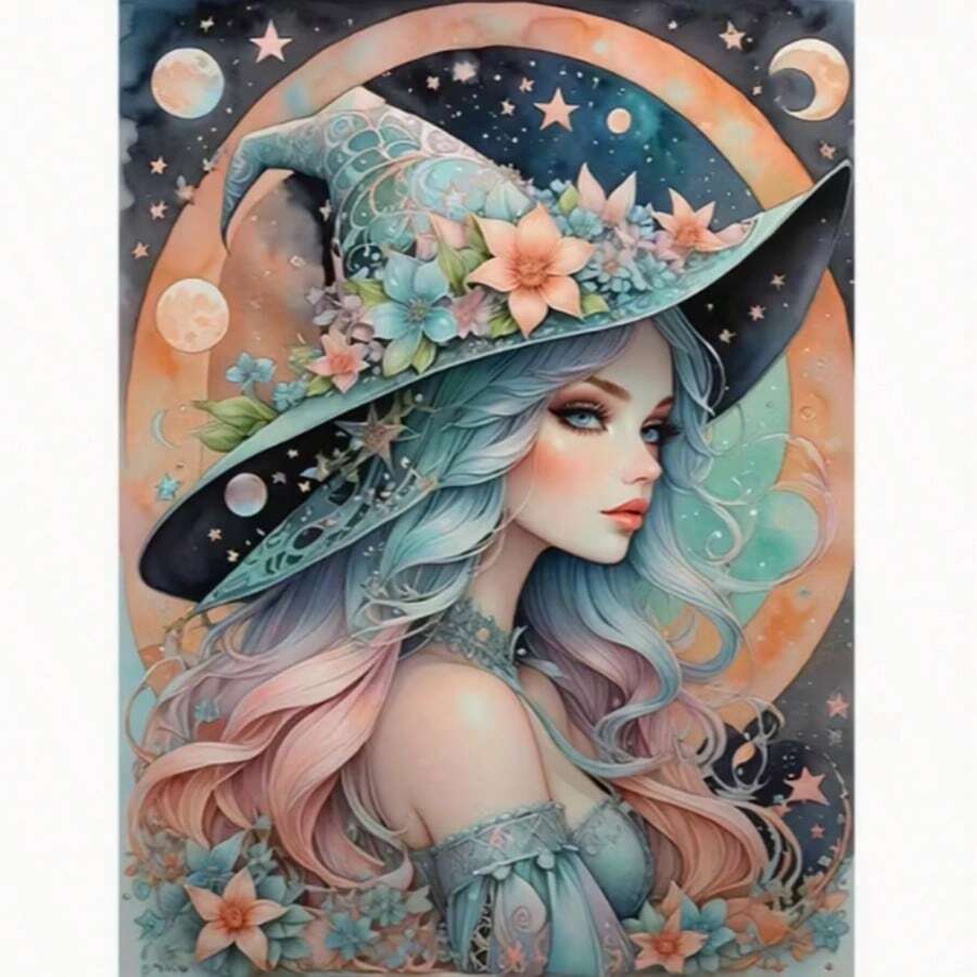 1幅DIY钻石画，全钻，美观装饰画，节日礼物，马赛克图案，30*40厘米/15.75*11.81英寸