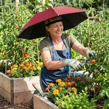 女士大号透明苹果主题化妆包，带拉链和顶部提手 - 透明旅行化妆包，适合健身、日常使用，轻便可挂，可湿洗 - 傘帽 - 查看 2