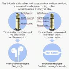 VegGieg 3.5mm Male To Male 4-Pole Hi-Fi Stereo Auxiliary Audio Cable, Gold-Plated PVC, Compatible With Phone, Computer, Car, Speaker, Headphones - View 3