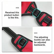 2pcs Reflective Dog Harness And 1.5m Leash Set, Breathable Pet Harness, Suitable For Small, Medium, Large Dogs And Cats, Puppy Harness, Dog Walking Leash And Harness Accessories - Black - View 4