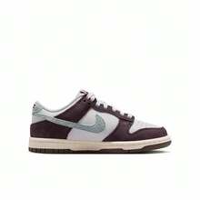 Nike Giày thể thao thường ngày DUNK LOW dành cho trẻ em - Trắng/Tím đậm - Xem 3