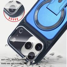 Ốp điện thoại từ tính chống sốc chuẩn quân sự tương thích với iPhone 17 Pro Max, áp dụng cho S26U/S25/24P/A56/16/26, ốp điện thoại đa chức năng chống rơi với giá đỡ từ tính, tương thích với iPhone 17/17 Air/17 Pro/17 Pro Max/16/16 Pro/16E/16 Pro/16 Plus/16 Pro Max/15 Pro Max/15 Pro/15 Plus/15/14/14 Pro/14 Plus/14 Pro Max/13/13 Pro/13 Pro Max - màu đen - Xem 7