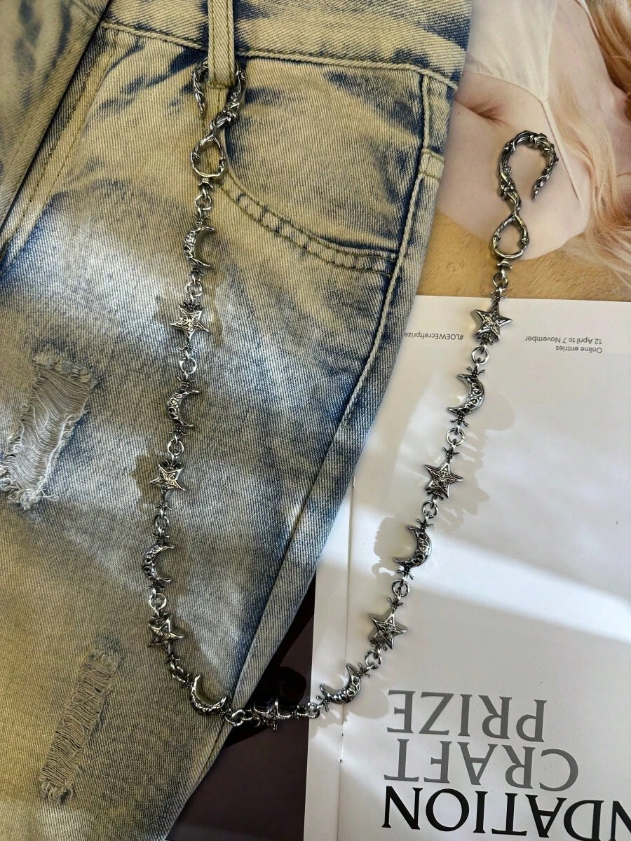 DIY星月裤链 时尚男女配饰 Y2K风格 甜美又酷炫 街头嘻哈机车裤链