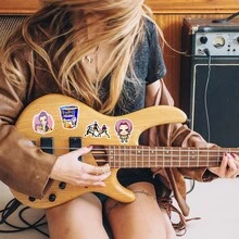 50 Stück K-POP Mädchen Gruppe Cartoon Aufkleber - 50 Stück wasserfeste süße Chibi Charakter Aufkleber geeignet für Wasserflaschen, Laptops, Skateboards, Handyhüllen und Tagebücher, perfektes Geschenk für K-POP Fans, Teenager und Mädchen - 50 Stück - Übersicht 10