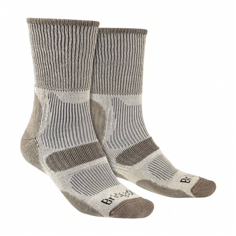 Bridgedale - HIKE Lightweight Cotton Cool Comfort Boot Socks For Men - Sand - View 1