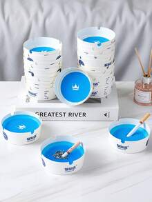 25/50pcs Portable Disposable Ashtray With Extinguishing Sand, Windproof Design, Suitable For Car And Home Use, No Debris And Convenient To Use - One-time Use - View 2
