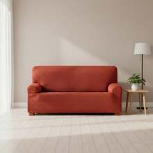 Kiva Copridivano elasticizzato jacquard, 2 posti, vestibilità universale e traspirante, disponibile in vari colori – Copridivano, protezione antiusura, design antiscivolo con elastico - Il calderone di Achille - Visualizzare 1