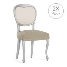 Kiva 2 Universal And Versatile Chair Covers, Various Colors Available – Easy-To-Fit Protective Chair Cover For Backrest, Seat And Arms - 駱駝2 - 查看 9