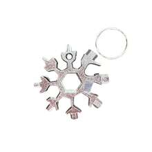 18-In-1 Snowflake Multi-Tool, Stainless Steel Snowflake Bottle Opener, Flathead & Screwdriver Set, Wrench. Cool Camping Gear: Unique Christmas Gift For Dad, Husband, Grandpa And Daughter - Multicolor - View 9