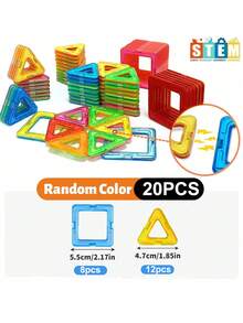 DIY Magnetic Building Blocks, Magnetic Toy Set, STEM Construction Toy Set, Educational Magnetic Toy, DIY Creative Learning Puzzle Toy, Multiple Colors Available, Suitable As Birthday Gift - Multicolor - View 11