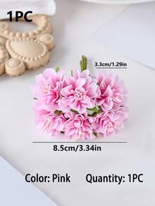 1 Bó hoa (6 bông) hoa cẩm chướng nhân tạo, Nguyên liệu làm vòng hoa mini tự làm, Phụ kiện hộp kẹo, Trang trí nhà cửa, Đám cưới, Hoa cài cổ tay cô dâu, Nguyên liệu làm phụ kiện đội đầu, Trang trí năm mới, Phụ kiện bánh sinh nhật, Ngày Valentine, Lễ tốt nghiệp, Trang trí nhà cửa, Chuẩn bị năm học mới, Đồ dùng học tập - Hồng - Xem 7