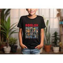 Roblx Gamer Shirt, Youth Video Game T-Shirt, Kids Gaming Shirt, Cute Boys And Girls Game Birthday T-Shirt, Roblx Fan Shirt, Game Lover Shirt Boys Tshirt,Boys Clothes,Girls Clothes,Girls Tops,Tops For Women,Mens Tshirts,Men Clothes,Tops For Going Out,Summer Tops,Graphic Tee,Holiday Outfits For Women,Summer Holiday Outfits - màu đen - Xem 1