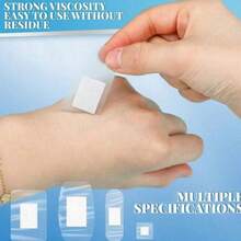 200pcs Trauma Pads, Suitable For Outdoor First Aid And Sports Injury Treatment, With Low-Allergenic Adhesive, For Emergency Wound Dressing, Provides High-Intensity Protection For Daily Care, Applicable To First Aid Kits, Waterproof, Transparent Adhesive - Waterproof - View 3