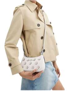 Coach Women's Teri Mini Crossbody Bag - 象牙色 - 查看 3