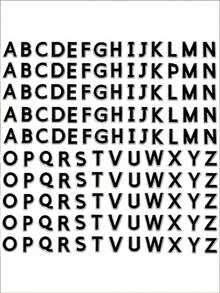 130 miếng vá chữ cái A-Z bằng vải không dệt polyester, thêu chữ cái, thích hợp cho mọi mùa. - 9921 - Xem 8