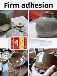 陶瓷修补胶，专业无缝陶瓷粘合剂，耐热，瓷器修补，宜兴紫砂壶修补，超强粘合，防水修补胶，速干通用修补胶 - 21克 - 查看 11