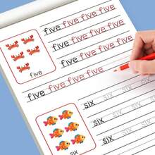 One A-Z Alphabet Practice Book, 32-Page English Calligraphy Copybook, English Handwriting Exercise Notebook. Perfect For Students As Stationery And School Learning Supplies, And An Ideal Gift For The Back-To-School Season, Christmas, Study Rewards, Festivals And Birthdays. - A - View 11