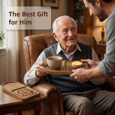 1 Khay gỗ keo, Khay đựng phô mai, Khay phục vụ, Khay gỗ, Khay gỗ khắc laser tùy chỉnh độc quyền cho Ngày của Cha, Thích hợp đựng phô mai, trái cây, đồ ăn nhẹ, món tráng miệng, các món ăn, Lý tưởng để trang trí nhà cửa, trang trí phòng, bày trí nhà hàng, phụ kiện nhà bếp, dụng cụ nhà bếp, Dễ dàng vệ sinh, Khay đa năng, Món quà Ngày của Cha hoàn hảo