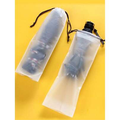 Túi đựng ô dù tái sử dụng, di động, chống thấm nước, chất liệu EVA, có dây rút, giúp sắp xếp đồ đạc gọn gàng, bảo vệ ô dù dày dặn, chống nắng, che nắng ngoài trời, ô dù dễ thương cho xe cắm trại, phụ nữ, bé trai, nam giới, vật dụng cần thiết khi đi du lịch.