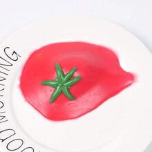 1个番茄造型减压球 - 不易碎裂，释放压力，柔软易捏，仿真番茄造型，适合作为感恩节、圣诞节、万圣节等节日礼物 - 彩色 - 查看 5