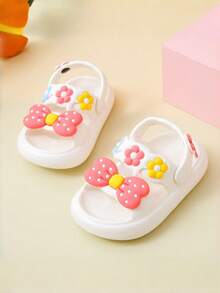 Summer Soft Bottom Toddler Boys Girls Anti-Slip Cute Cartoon Indoor Children Sandals Slippers - White - View 1