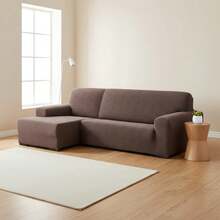 Kiva Chaise Lounge Sofa Cover, Long Left Arm, Super Elastic, Daily Protection And Fit, Breathable And Economical, Various Colors Available - 布朗河 - 查看 1