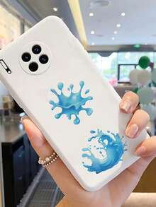 50pcs Dripping Paint Stickers PET Material Decoration Handbook Laptop Phone Case Luggage Skateboard Helmet Decoration Creative Stickers - A - View 3