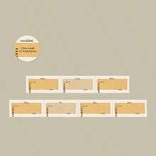 1 rouleau de 2m de ruban adhésif vintage esthétique, autocollants décoratifs créatifs pour le scrapbooking, les artisanats DIY, les cadeaux, la papeterie personnalisée, les fournitures scolaires - Style 1 - Voir 18