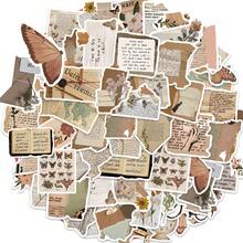 50PCS/Set Unique Asymmetric Object Quote Stickers - DIY Adhesive Decor For Notebook & Journal Scrapbook Supplies Scrapbooking - 50 PCS - View 2