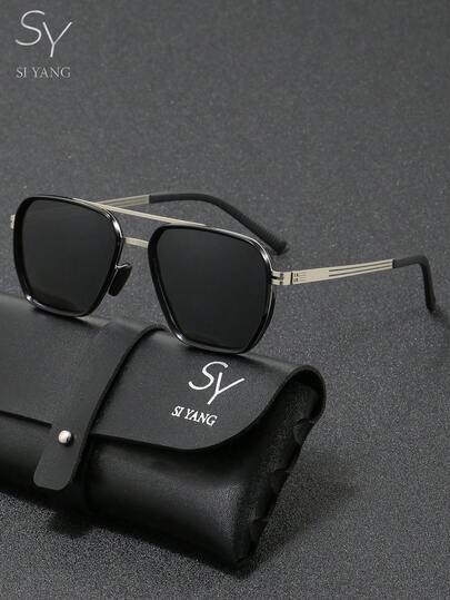  SY SI YANG Brand Sunglasses For Men, Driving Outdoor Stylish Sunglasses, UV Protection, Fishing Glasses, Unisex