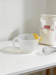 1 pieza/2 piezas Taza de medir con escala en ml, taza multifuncional, bol de mezcla para el hogar, apto para hornear y cocinar, herramienta de cocina esencial, suministros de cocina, accesorios de cocina - Multicolor - Ver 7