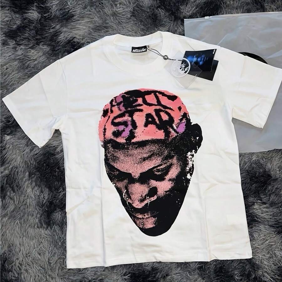Hellstars 's T-Shirt Size M  Graphic Print Short Sve - 款式 - 查看 1