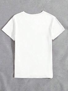 Women's T-Shirt With A Rome, Italy Silhouette Print, Crew Neck, Short Sleeves - ROME ITALY, THE ETERNAL CITY, FOUNDED IN 753 BC - Casual Graphic Tee For Women - 白色 - 查看 2