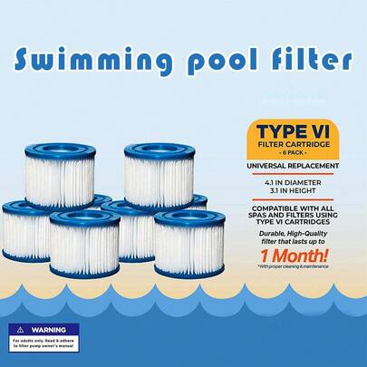 Lay-Z-Spa FiltersHot Tub Filter CartridgePool Filter 58323 VISpa Swimming Pool FilterReplacement Spa Filter