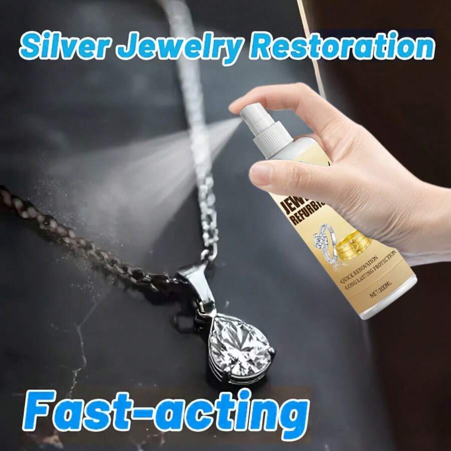 Nuokaiqi Jewelry-Specific Oxidation Polish Effectively Restores And Maintains Luster, Cares For Golden And Silvery Bracelets And Necklaces, Suitable For All Types Of Jewelry Surfaces. Surface Polish, Brightening Solution, Jewelry Maintenance, Metal Polishing