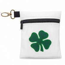 1PC Four-Leaf Clover Zipper Bag Golf Valuables Bag. This Portable Bag Is Perfect For Storing Golf Balls And Is A Versatile Accessory Suitable For Both Men And Women. Ideal Not Only For Golfers But Also As A Great Gift Choice. - Multicolor - View 14