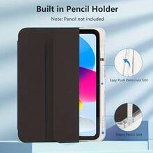 Tương thích với Honor Pad X8b, ốp bảo vệ máy tính bảng gập 3, chức năng ngủ/thức thông minh, chống sốc toàn thân, có khe cắm bút, vỏ TPU mờ, bề mặt mờ. - Doanh nhân da đen - Xem 6