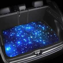 Tapete para porta-malas com estampa de leopardo (1 peça), impermeável, à prova de poeira e resistente a arranhões, acessório interno para veículos, adequado para SUVs, sedãs e hatchbacks - Base antiderrapante, durável - Fácil de limpar e manter. - Tapete para porta-malas do carro - Ver 5